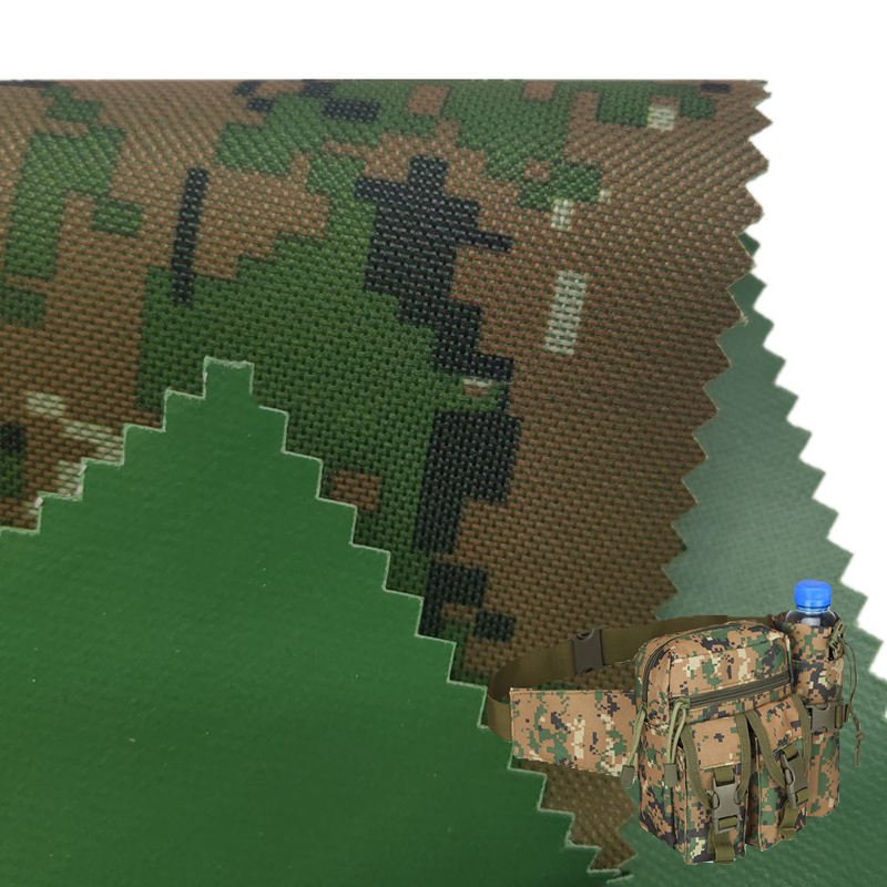 Polyester PVC-coated Camouflage Oxford Fabric – for Bags & luggage · Model 676512