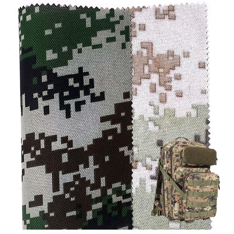 Polyester PU-coated Printed Camouflage Oxford Fabric – for Bags & luggage